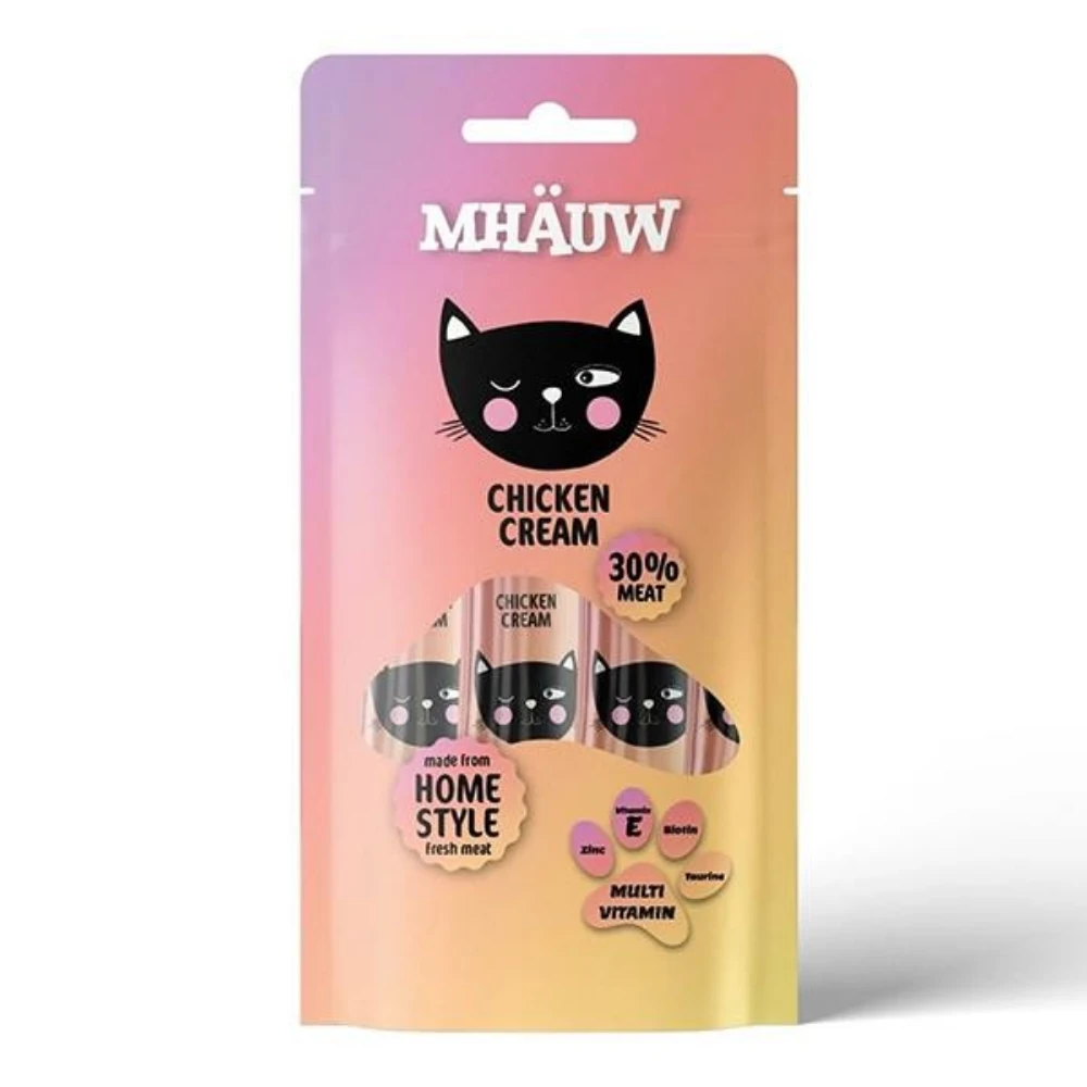 MHAUW Multivitamin Creamy Liquid Cat Treat 15g x 4