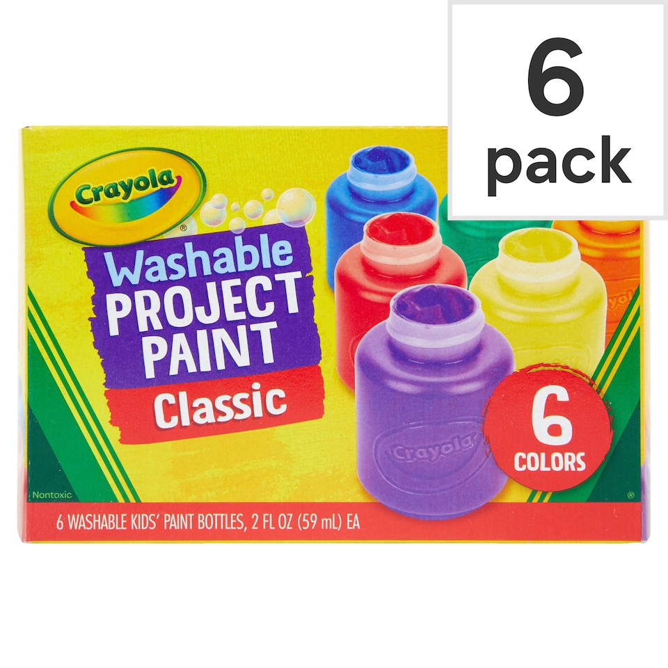 Crayola Washable Paint Pots 6 Pack